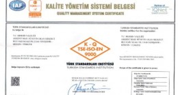 Mersin Valiliği,  ‘TS EN ISO 9001:2015  Kalite Yönetim  Sistemi Belgesi’  almaya hak  kazandı.