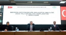 BÜYÜKŞEHİR BELEDİYESİNİN 2022 YILI İLK MECLİS TOPLANTISI YAPILDI