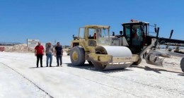 Mut OSB yolu asfaltlandı