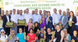 UZUNCABURÇ’TA BAĞ BOZUMU ŞENLİĞİ