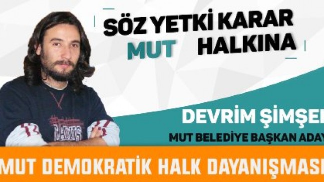 DEVRİM ŞİMŞEK TKP’DEN ADAY