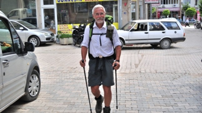 Alman Turistten Yürüyerek Türkiye Turu