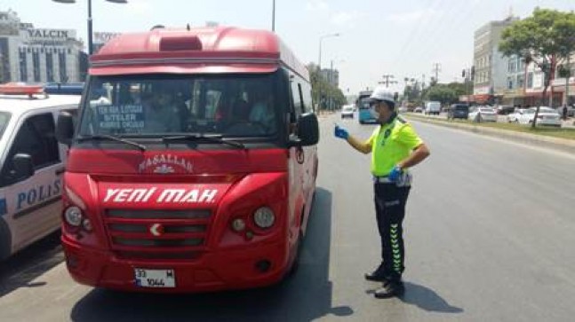 Mersin’de Koronaya Yönelik Trafik Denetimleri