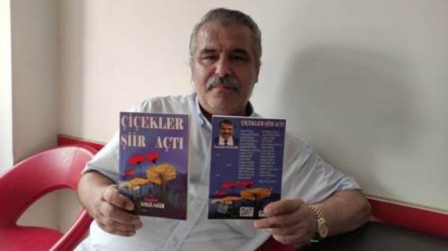 İsmail Sağır’dan 8. Kitap: “ÇİÇEKLER ŞİİR AÇTI”