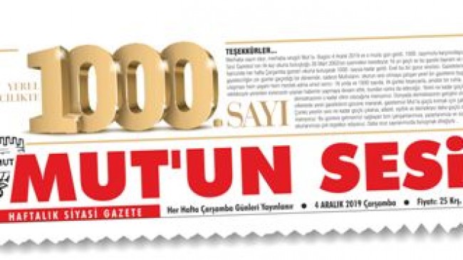 YEREL GAZETECİLİKTE 1000. SAYI