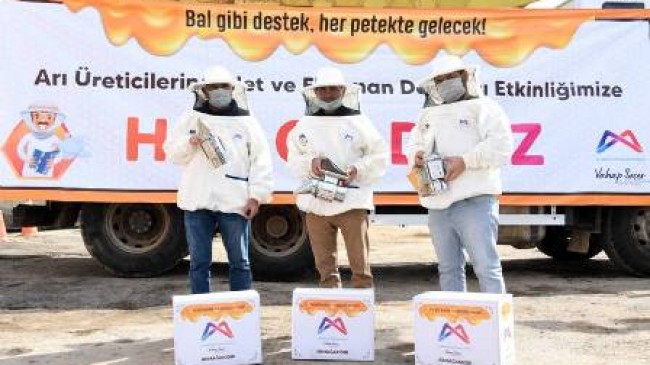 Büyükşehir’den  Arı Yetiştiricilerine  ‘Bal Gibi’ Destek