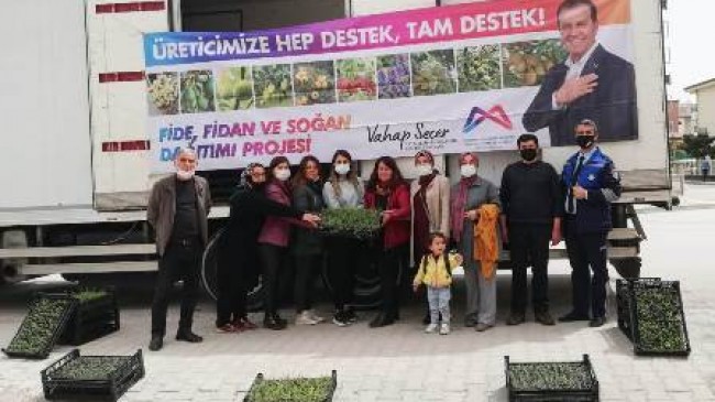 ﻿Büyükşehirden Mut Kadın Kooperatifine 20 bin kantaron fidesi