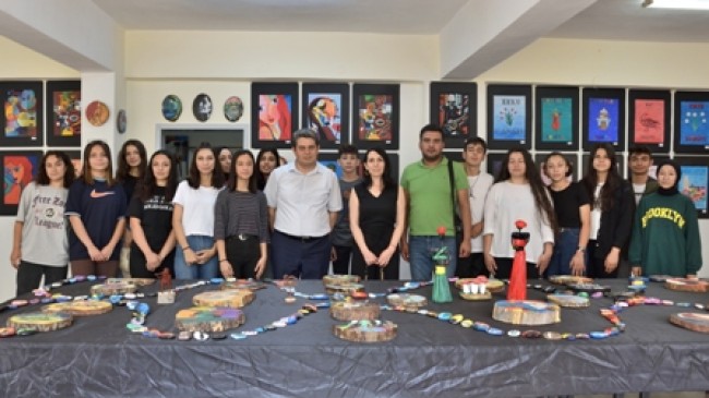 Şehit Emin Çelik Anadolu Lisesi’nden Resim Sergisi