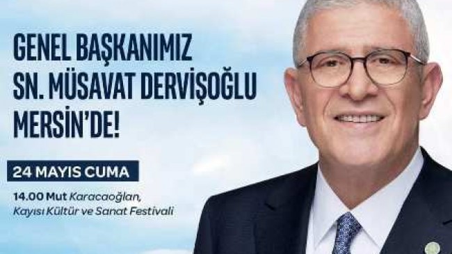 DERVİŞOĞLU FESTİVALE GELİYOR