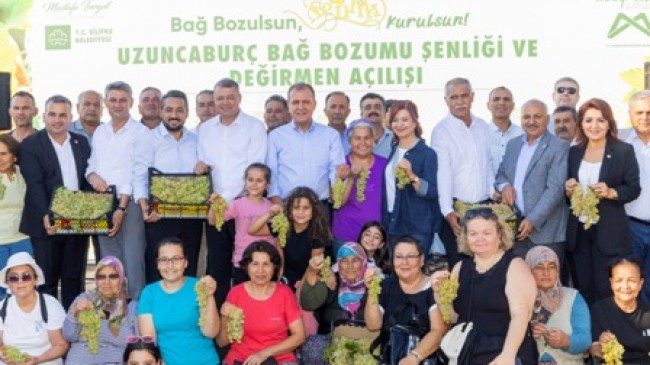 UZUNCABURÇ’TA BAĞ BOZUMU ŞENLİĞİ