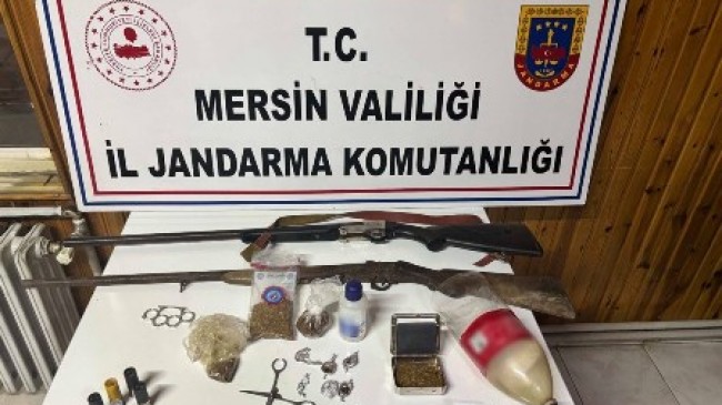 Mut’ta Uyuşturucu Operasyonu