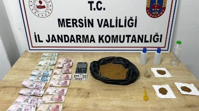 Jandarmadan Mut’ta Uyuşturucu Operasyonu