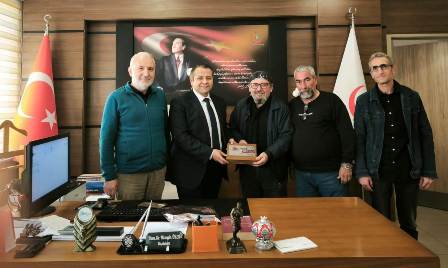 gazeteciler hastane ziyaret