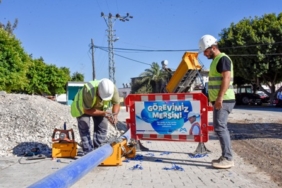 MESKİ, CAMİLİ MAHALLESİ’NDE İÇME SUYU TERFİ HATTINI YENİLEYEREK HİZMETE SUNDU (2)