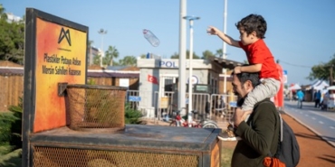 MERSİN BÜYÜKŞEHİR BELEDİYESİ 1 TON PLASTİK ATIĞI GERİ DÖNÜŞTÜRDÜ (1)