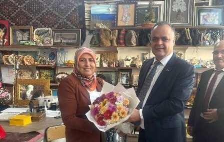 Kaymakam Çelikkol’dan Engelliler Derneğine ziyaret